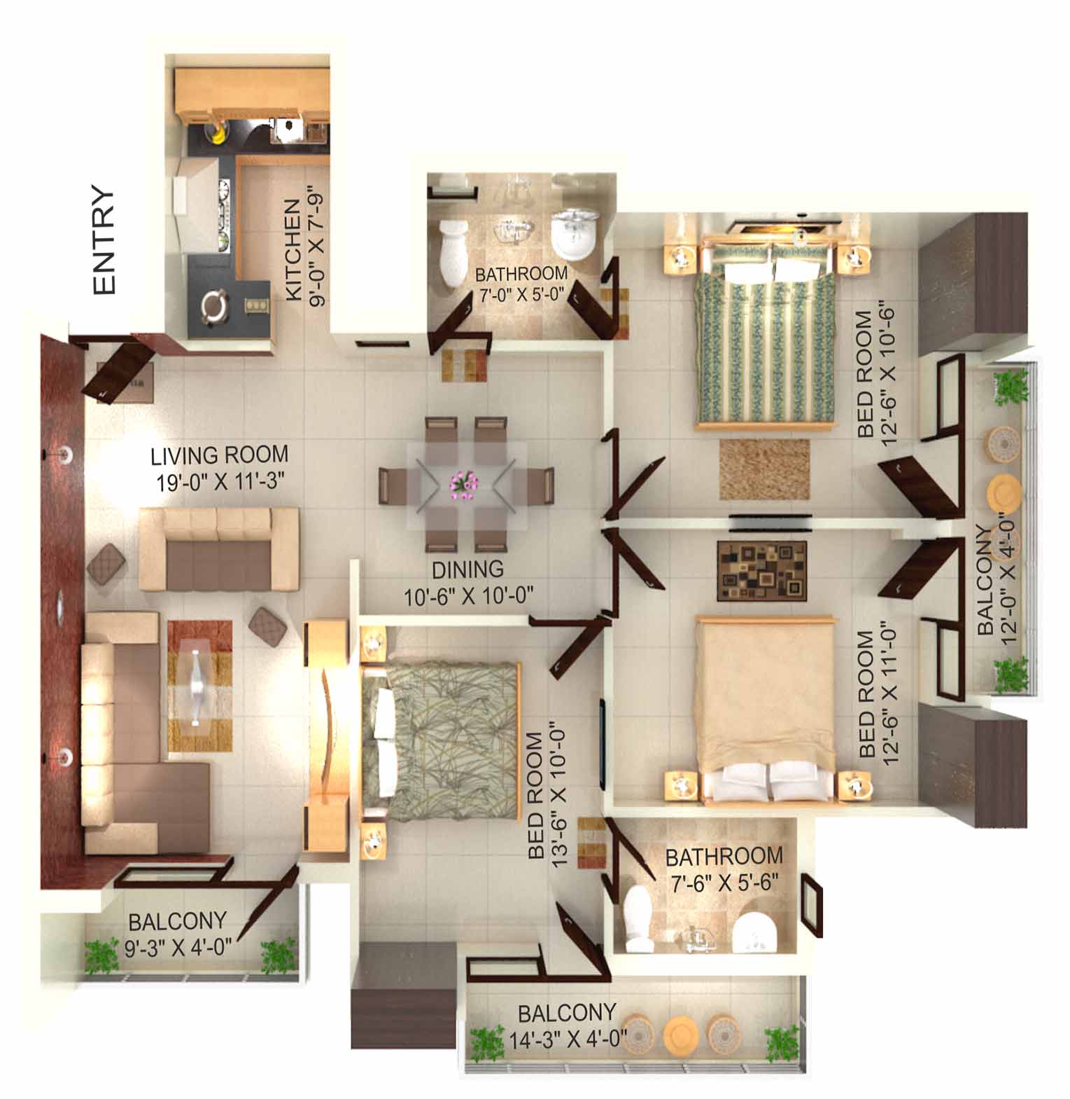 3BHK